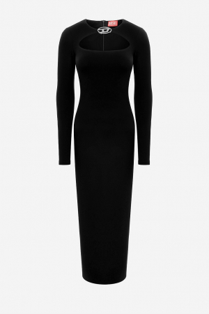 Rochie eleganta Milano cu placa metalica ovala cu D [9]