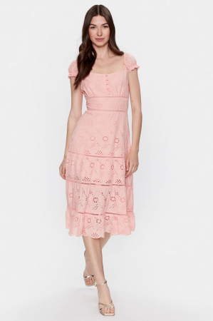 Rochie Guess cu croiala in A si dantela Sangallo [2]
