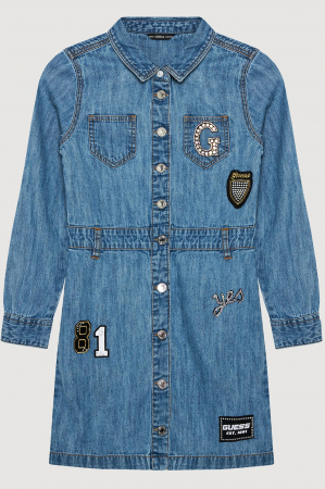Rochii fete - Rochie din denim guess J1YK15
