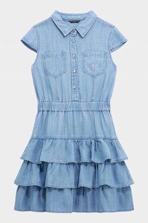 COPII - Rochie de blugi cu volane J4RK36