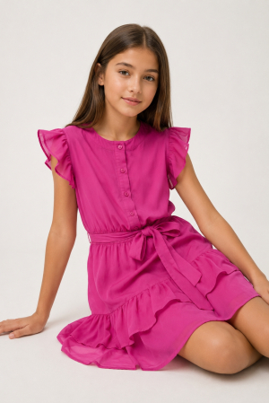 Guess J5GK18 Children's Ruffle Dress [2]