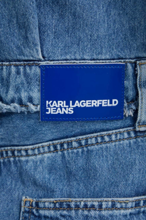 Rochie de denim Karl Lagerfeld Jeans cu aspect 2in1 [4]