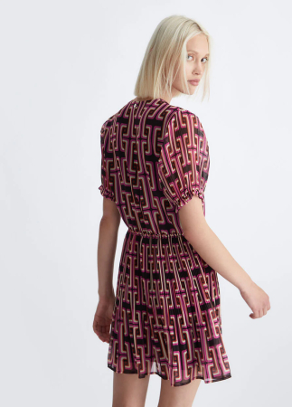 Rochie mini cu volane Liu Jo WF3185T4050 [3]