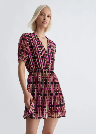 Rochie mini cu volane Liu Jo WF3185T4050 [2]