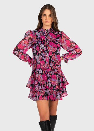NOUTATI - Rochie mini cu volane Liu Jo WF3141T3607