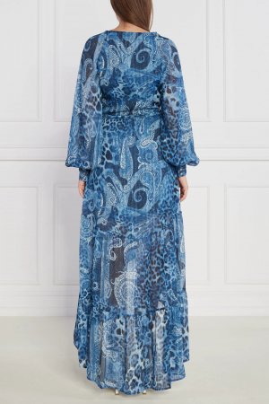 Rochie asimetrica Guess cu imprimeu paisley W3YK48 [7]