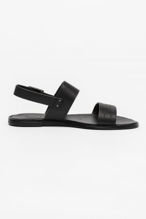 Sandale Calvin Klein de piele cu logo [1]