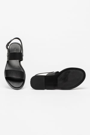 Sandale Calvin Klein de piele cu logo [3]