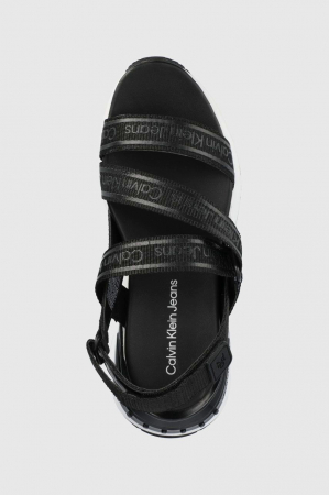 Sandale Calvin Klein jeans cu talpa flatform si logo [1]