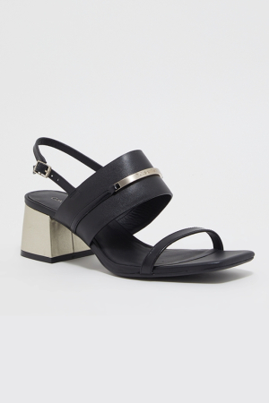 Sandale Calvin Klein Heel Sandal 45 Met Bar Lth HW0HW02012 [1]
