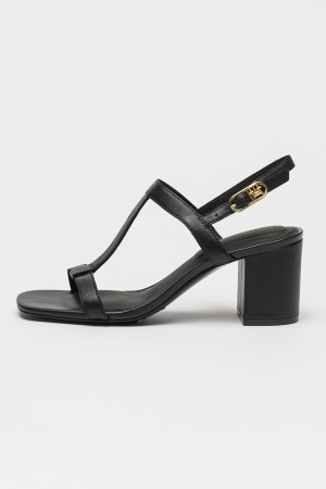 NOUTATI - Tommy Hilfiger Leather Sandals Block Heel Sandal FW0FW08532
