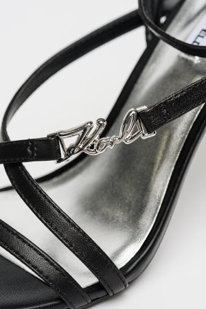 Sarabande Karl Lagerfeld Leather Stiletto Sandals kl30906s [9]