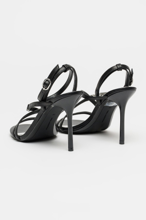 Sarabande Karl Lagerfeld Leather Stiletto Sandals kl30906s [8]