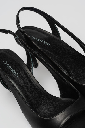 Sandale Calvin Klein slingback de piele cu toc stiletto [7]