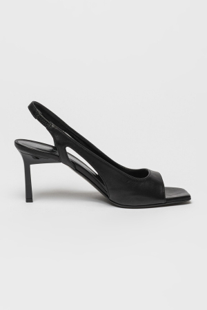 Sandale Calvin Klein slingback de piele cu toc stiletto [1]