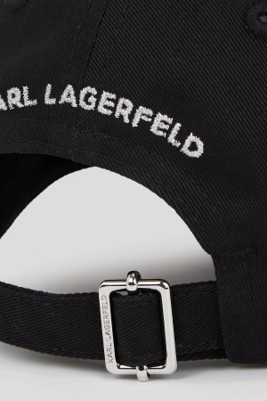 Karl Lagerfeld women's hat with Choupette rhinestone appliqué [4]