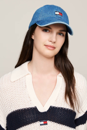 Sapca dama Tommy Jeans Tjw Heritage Cap Denim AW0AW16382 [2]