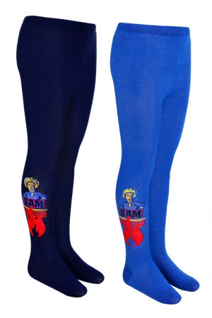 Accesorii imbracaminte copii - Set 2 perechi ciorapi cu chilot,Fireman Sam