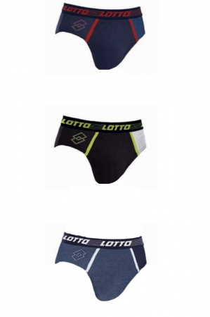Lenjerie intima copii - Set 3 chiloti baieti, Lotto LS4226