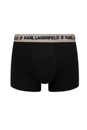 Set 3 boxeri negri din bumbac organic Karl Lagerfeld 225M2107 [1]