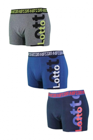 Lenjerie intima barbati - Set 3 Boxeri barbati Lotto LB1267