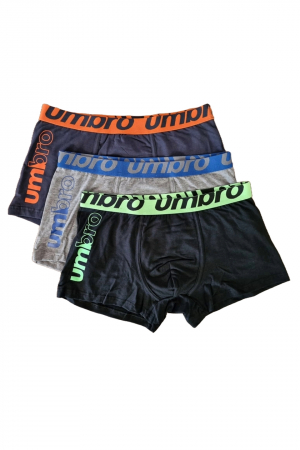 Lenjerie intima barbati - Set 3 Boxeri barbati Umbro UIB05351