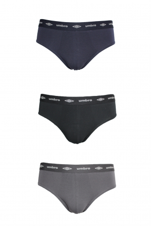 Super Reduceri -30%  Use code MEGA30 - Set of 3 men's underwear Umbro model UIB00700S