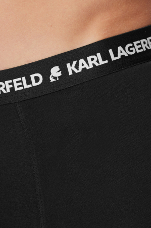 Set 3 boxeri negri din bumbac organic Karl Lagerfeld A1M47151 [4]