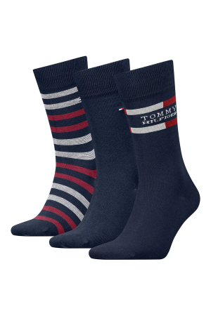 Sosete barbati - Set 3 perechi sosete scurte Tommy Hilfiger – Model 701235376