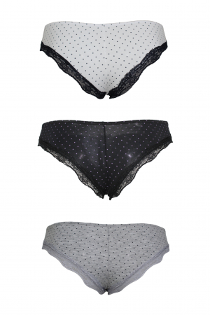 Set 3 Slip dama, Magic dream model 8138 ,Multicolor, M INTL [1]