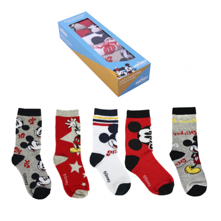 Set 5 sosete baieti Mickey Mouse [8]