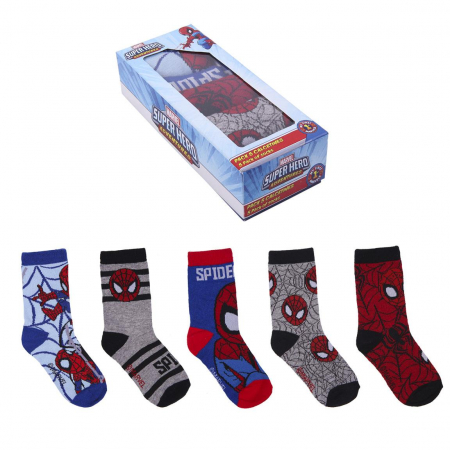 Set 5 sosete baieti Spiderman [8]