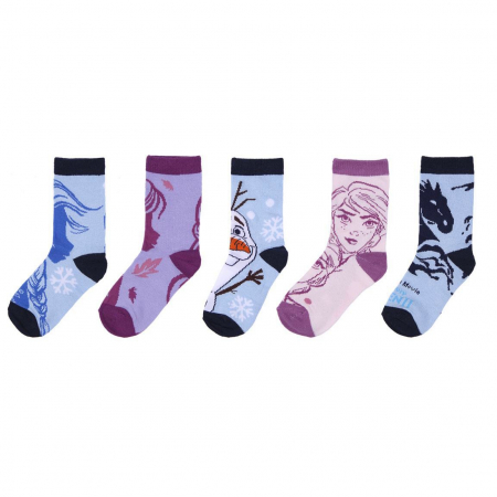 Lenjerie intima copii - Set 5 sosete fete Disney Frozen
