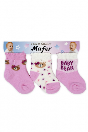 Lenjerie intima copii - Set 6 perechi sosete pentru bebelusi,Mafer WPG6468