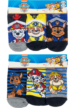 Lenjerie intima copii - Set 6 sosete baieti Paw Patrol - Patrula Catelusilor