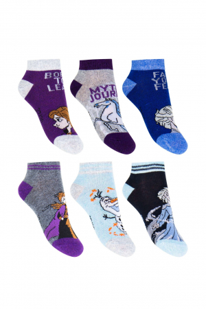 Lenjerie intima copii - Set 6 sosete fete Frozen