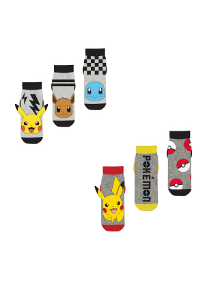 Sosete si dresuri copii - Set 6 sosete copii Pokemon 40277