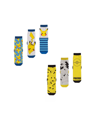 Super Reduceri -30%  Use code MEGA30 - Set 6 sosete copii Pokemon 40276