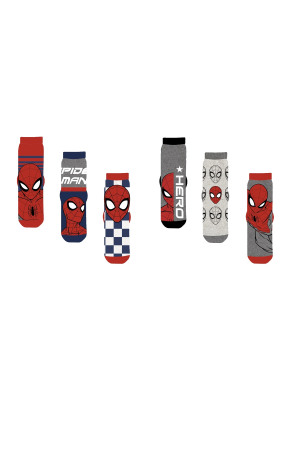 Sosete si dresuri copii - Set 6 sosete copii Spiderman 40454