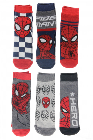 Set 6 sosete copii Spiderman 40454 [1]