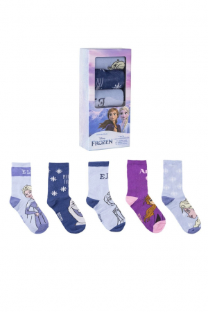 Sosete si dresuri copii - Set 5 sosete copii Frozen 2900001541