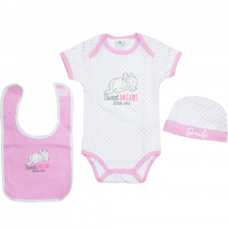 Body-uri copii - Set bebe Bambi Sweet dreams little one AQE0357