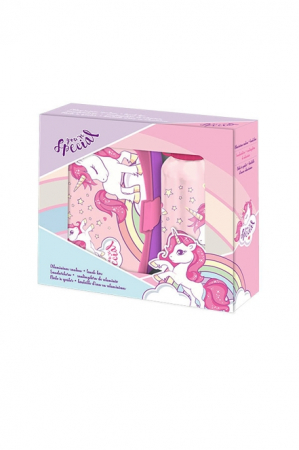 Super Reduceri -30%  Use code MEGA30 - Set cutie sandwich plastic fara BPA si sticla apa din aluminiu Unicorn