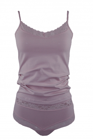 Toate Produsele - Set maiou si chiloti dama Magic dream, model 8163, Roz, S