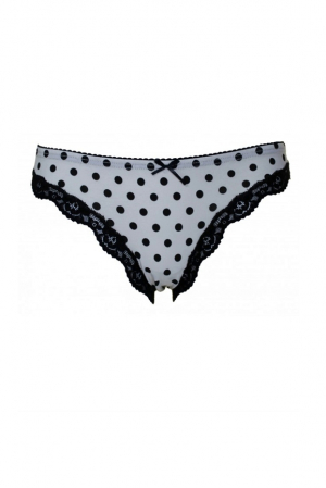 Set sutien si chiloti Jadea complet cu balconet brazilian,Avorio,Marime 80B-M EU [2]