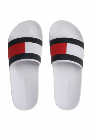 Slapi, papuci barbati - Slapi Tommy Hilfiger Rubber Th Flag Pool FM0FM04236