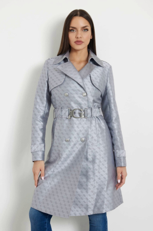 Paltoane dama - Trenci Dama Guess W3YL03 cu Imprimeu Elegant