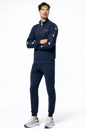 Treninguri lifestyle barbati - Lotto LA1077 Men's training set with sweatshirt and pants