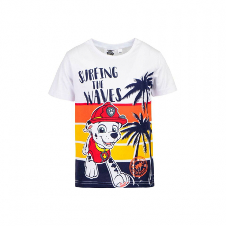 Tricouri copii - Tricou baieti, Surfing the Waves, portocaliu 6 Ani/116 cm