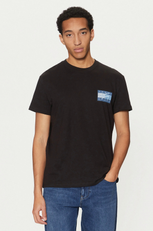 Tricouri barbati - Tricou barbati Tommy Jeans Flag DM0DM21108